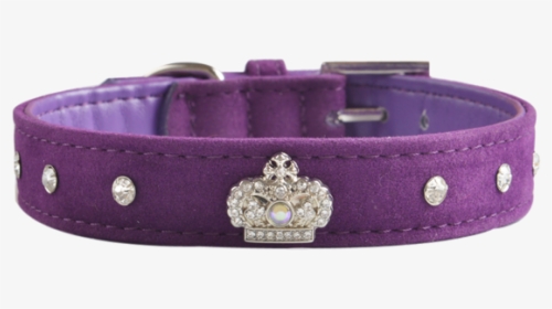 Velvet Dog Collar ~ Purple With Diamantes - Bracelet, HD Png Download, Transparent PNG