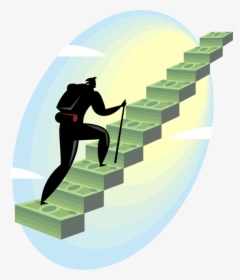 Vector Illustration Of Mountain Climber Businessman - Commitment Clip Art, HD Png Download, Transparent PNG