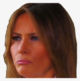 Sticker Politic Melania Trump Triste - Girl, HD Png Download, Transparent PNG