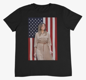 Melania Trump Flag Shirt - Vintage Clothing, HD Png Download, Transparent PNG