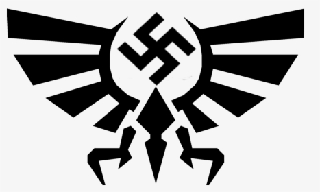 Nazi Swastik Png Clip Free - Legend Of Zelda Triforce Logo, Transparent Png, Transparent PNG