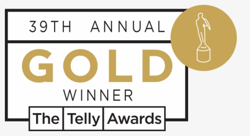 Gold Telly Award, HD Png Download, Transparent PNG