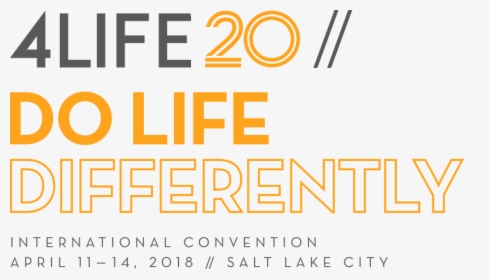 4life Do Life Differently, HD Png Download, Transparent PNG