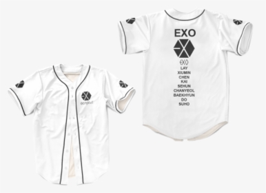 K Pop Baseball Jersey All Sizes Bts Ikon Exo Got7 - Baseball Uniform, HD Png Download, Transparent PNG