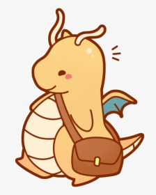 #pokemon #dragonite #cute #chibi #chibipokemon #freetoedit - Dragonite Chibi, HD Png Download, Transparent PNG