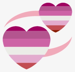 Transparent Emoji Png Pack Tumblr - Lesbian Heart Emoji Discord, Png Download, Transparent PNG