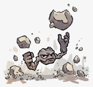 Geodude Rock Throw, HD Png Download, Transparent PNG