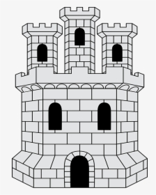 Building, Castle, Fort, Fortification, Heraldry - Heraldry Castle Png, Transparent Png, Transparent PNG