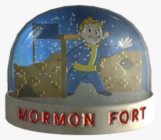 Snowglobemormonfort - Fallout New Vegas Snow Globes Mormon Fort, HD Png Download, Transparent PNG