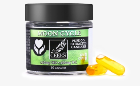 Moon Cycle Hash Oil Capsules 100mg, HD Png Download, Transparent PNG