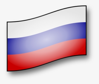 Clickable Russia Flag Clip Arts - Bendera Putih Biru Merah, HD Png Download, Transparent PNG