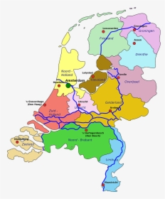 Netherlands Map Geography Free Photo - Netherlands Map Png, Transparent Png, Transparent PNG