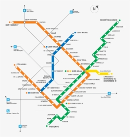 Montreal Metro Interactive Map Stm - Ligne Orange Métro Montréal, HD Png Download, Transparent PNG