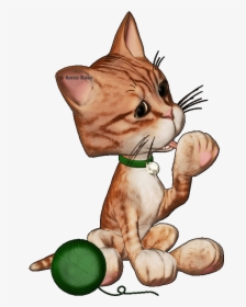 Cat Gif Painting Animation - Hareketli Animasyon Duvar Kağıtları, HD Png Download, Transparent PNG