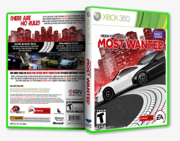 Need For Speed - Need For Speed Most Wanted Xbox 360 Box, HD Png Download, Transparent PNG