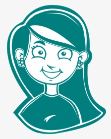 Transparent Smiling Girl Clipart - Smiling Face Girl Images Clipart, HD Png Download, Transparent PNG