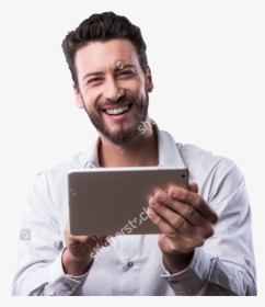 Guy-smiling - Tablet Computer, HD Png Download, Transparent PNG