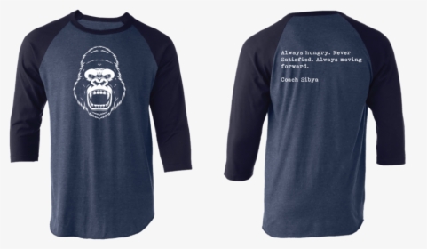 Sibya Always Hungry Navy - Long-sleeved T-shirt, HD Png Download, Transparent PNG