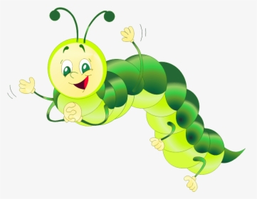 Butterfly The Very Hungry Caterpillar Clip Art - Transparent Background Caterpillar Clipart Png, Png Download, Transparent PNG