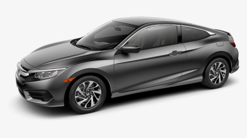 Civic Coupe Front - Dark Grey Honda Civic 2018, HD Png Download, Transparent PNG