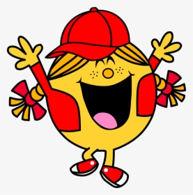 Little Miss Sunshine With Red Jacket And Cap - Little Miss Sunshine The Mr Men Show, HD Png Download, Transparent PNG