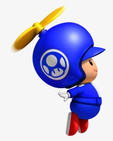 New Super Mario Bros Wii Blue Toad, HD Png Download, Transparent PNG
