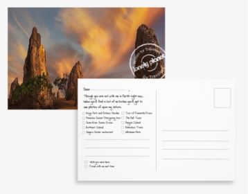 Lonely Planet Perth Australia Postcard Mock-up - Mexican Pinyon, HD Png Download, Transparent PNG