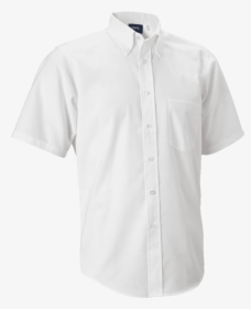 Plain White Half Shirts - White Uniform Shirts, HD Png Download, Transparent PNG
