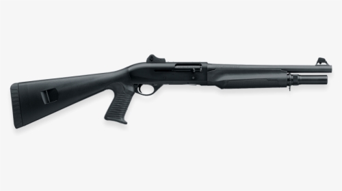 M2 Semi-automatic Shotgun Shown In Black With Entry - Benelli M4, HD Png Download, Transparent PNG