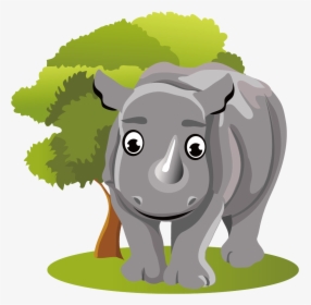 Cool Cartoon Rainforest Animals - Cartoon With A Jungle Animal, HD Png  Download , Transparent Png Image - PNGitem