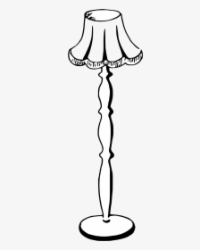 Floor Lamp Clipart - Draw A Floor Lamp, HD Png Download, Transparent PNG