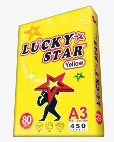 Lucky Star A3 Yellow - Sign, HD Png Download, Transparent PNG