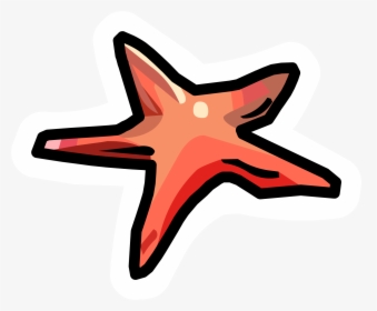 Starfish Clipart Beach Gear - Orange Pins Club Penguin, HD Png Download, Transparent PNG