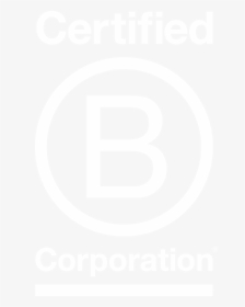 Certified B Corporation - Hitchhiker's Guide Logo Transparent White Logo Png, Png Download, Transparent PNG
