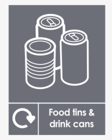 Food Tins & Drink Cans Recycling Notice   Title Food - Food Tins And Drink Cans, HD Png Download, Transparent PNG