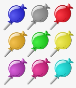 Candies Png Clip Arts - Lollipop Clip Art, Transparent Png, Transparent PNG