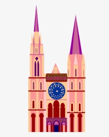 Fairytale Castle 8 Clip Arts - Cathedral Clipart, HD Png Download, Transparent PNG
