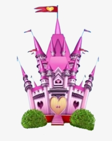 #castle #pink #whimsical #fantasy #princess #png - Imitator Tots, Transparent Png, Transparent PNG