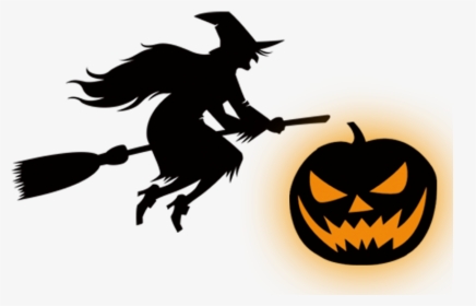 Witchs Broom Witchcraft Clip Art - Transparent Background Witch Png, Png Download, Transparent PNG