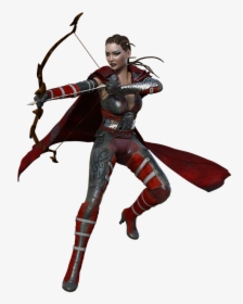 Female, Warrior, Fantasy, Woman, Fighter, Archer, Bow - Woman Warrior, HD Png Download, Transparent PNG