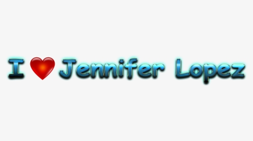 Jennifer Lopez Heart Name Transparent Png - Heart, Png Download, Transparent PNG