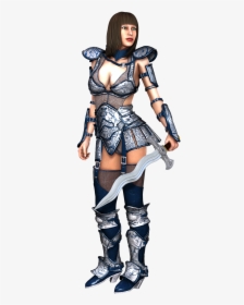 Female Medieval Historical Free Photo - Female Medieval Warrior Armor, HD Png Download, Transparent PNG