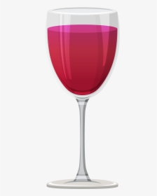 Wine Glass Clipart Png - Pink Wine Png, Transparent Png, Transparent PNG