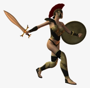 Spartana Female Warrior 003 By Selficide Stock - Spartan Warrior Female Spartan Drawings, HD Png Download, Transparent PNG