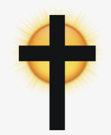 Sunshine Clipart Cross - Sun On A Cross, HD Png Download, Transparent PNG