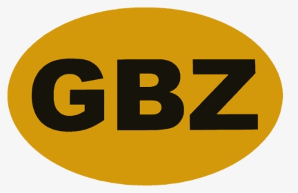 Gbz International Vehicle Registration Oval - Gbz, HD Png Download, Transparent PNG