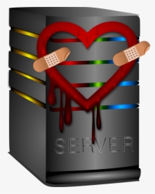 Heart,computer Servers,computer Icons - Server Clipart, HD Png Download, Transparent PNG