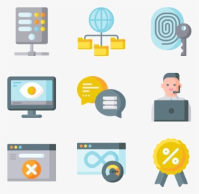 Server Icons - Web Hosting Flat Icon, HD Png Download, Transparent PNG