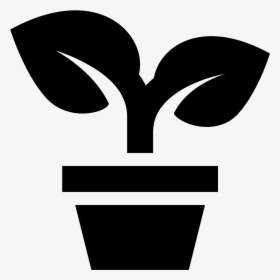 Roślina Doniczkowa Icon - Potted Plant Icon Png, Transparent Png, Transparent PNG