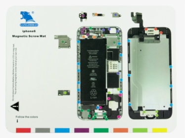 Iphone 6 Magnetic Screw Mat - Iphone 5 Magnetic Screw Mat, HD Png Download, Transparent PNG